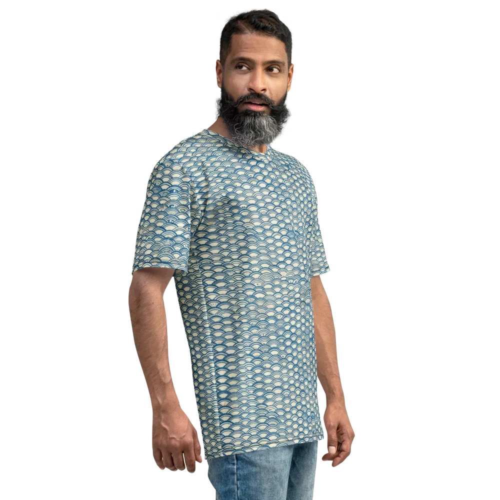 Tidal Archive on Men's Crew Neck T-Shirt — Right