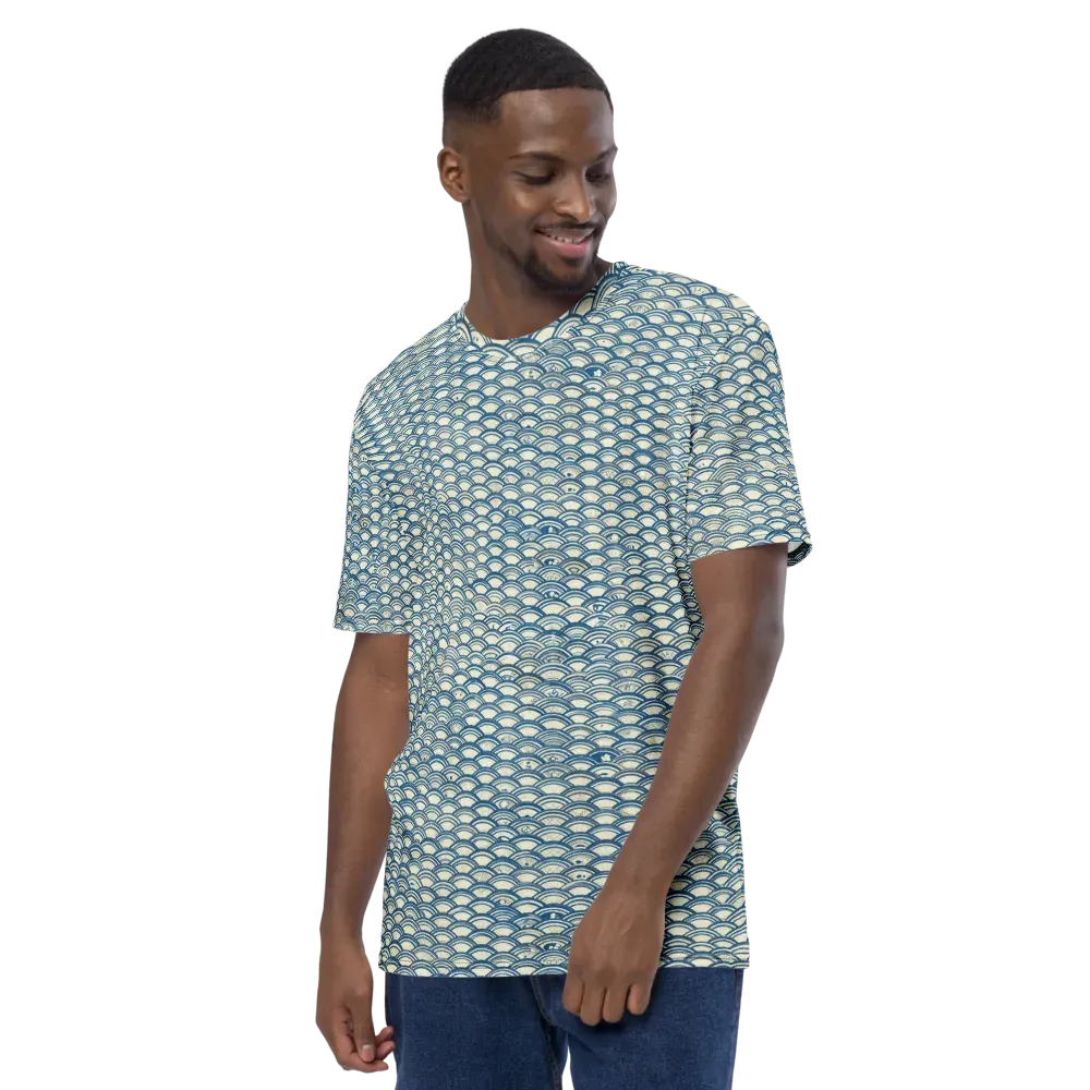 Tidal Archive on Men's Crew Neck T-Shirt — Left