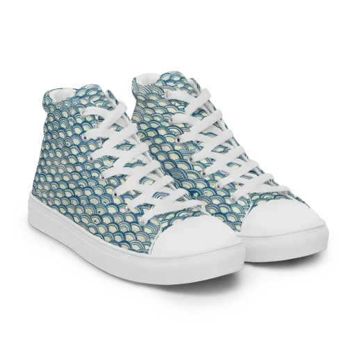 Tidal Archive on a Men's High Top Canvas Shoes