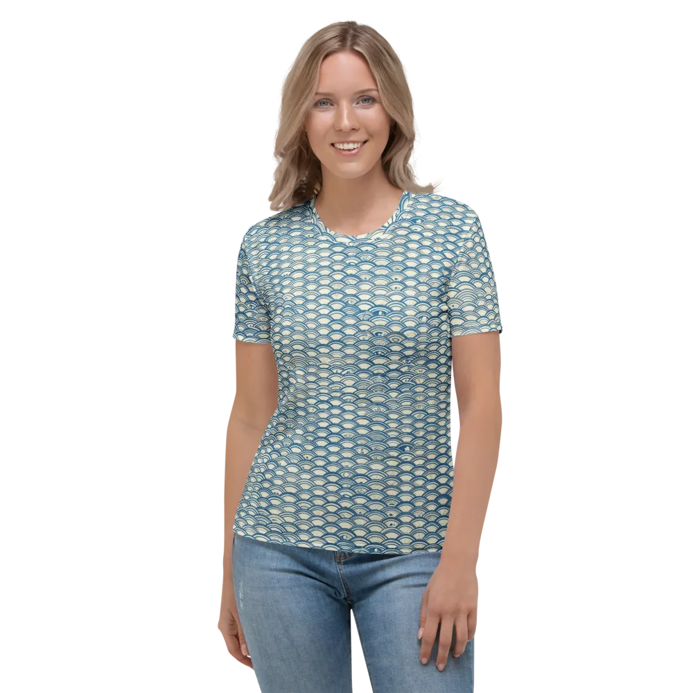 Tidal Archive on Women's Crew Neck T-Shirt — Front