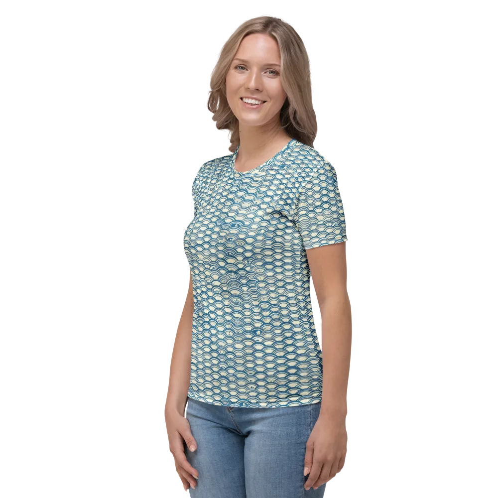Tidal Archive on Women's Crew Neck T-Shirt — Left