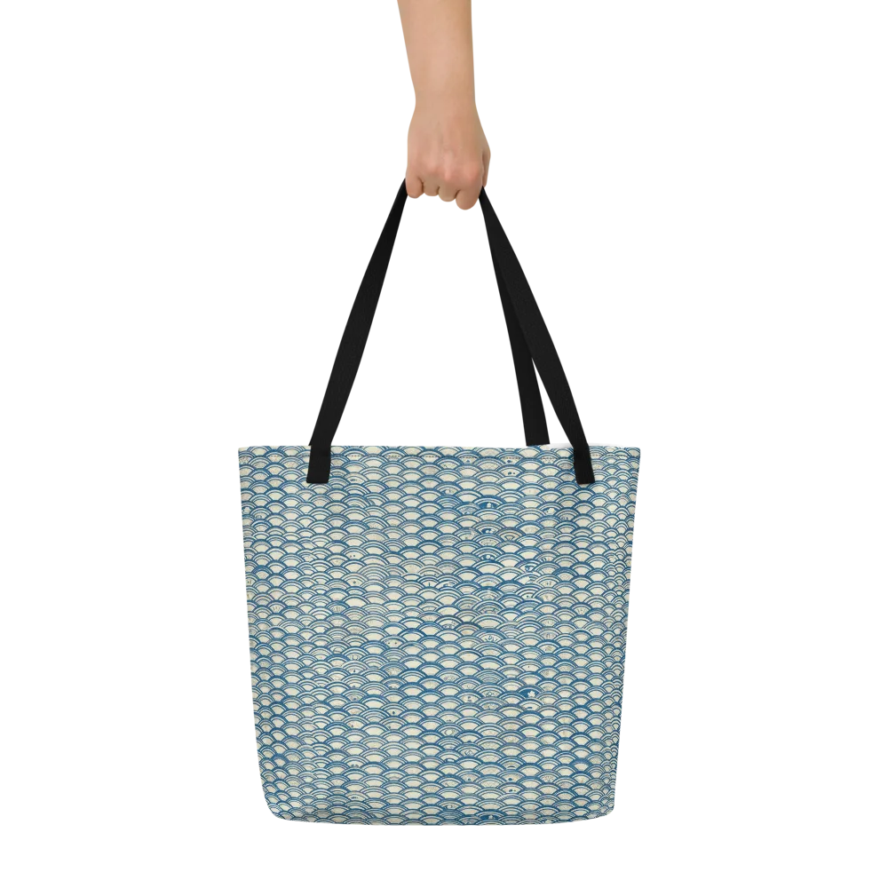 Tidal Archive on Large Tote Bag W/ Pocket — Front