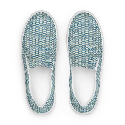 Tidal Archive on a Women's Slip-On Canvas Shoes