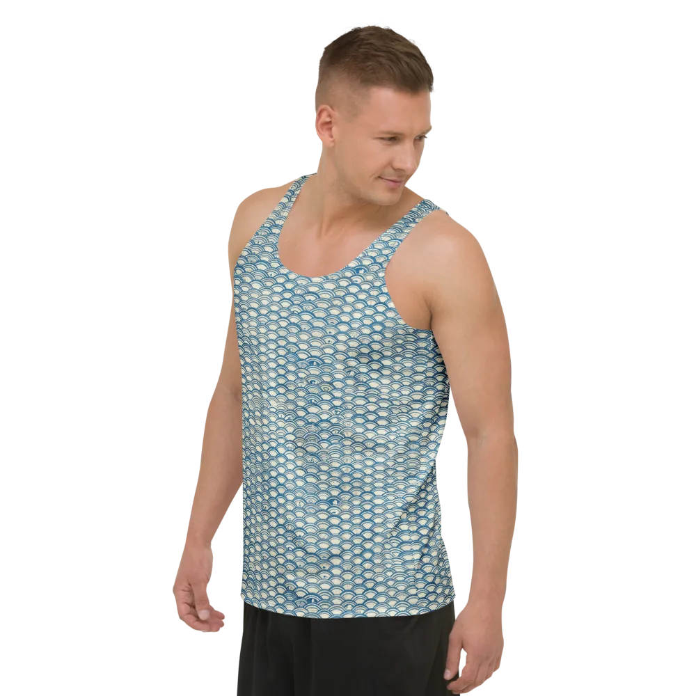 Tidal Archive on Men's Tank Top — Left Front