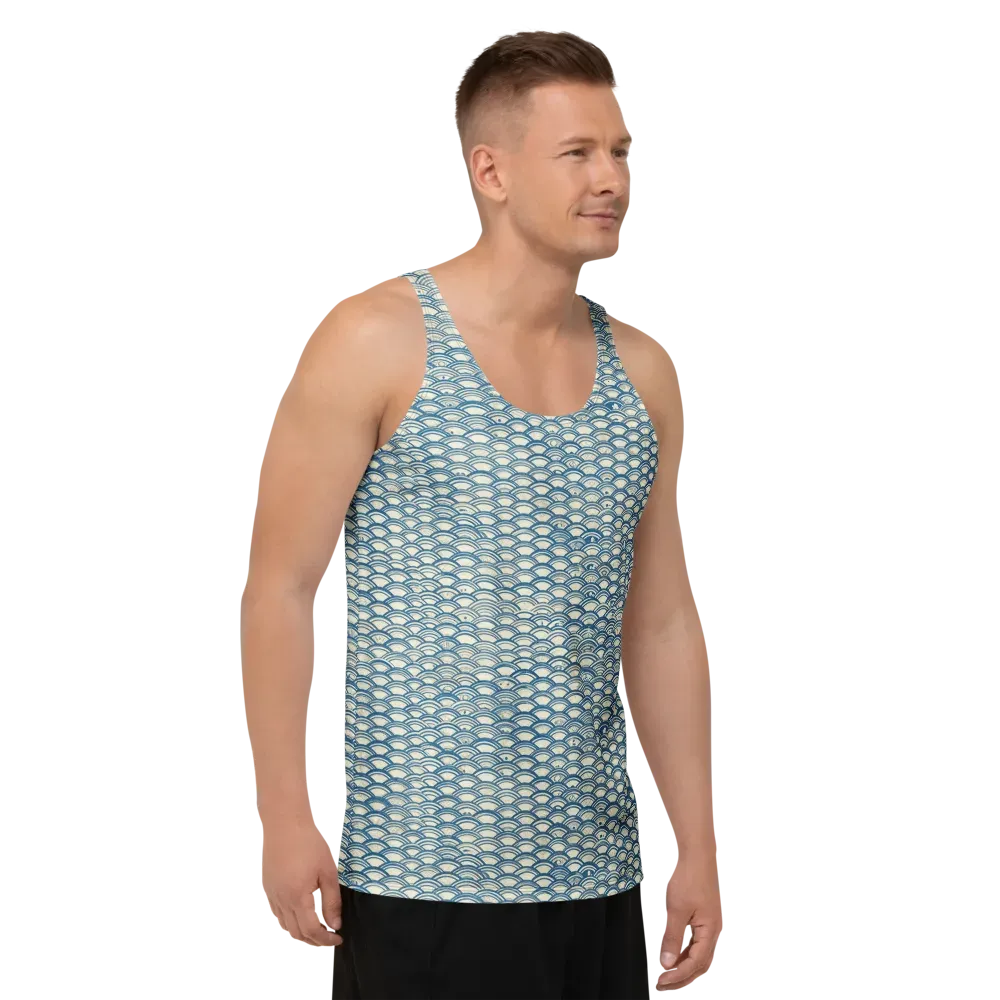 Tidal Archive on Men's Tank Top — Right Front