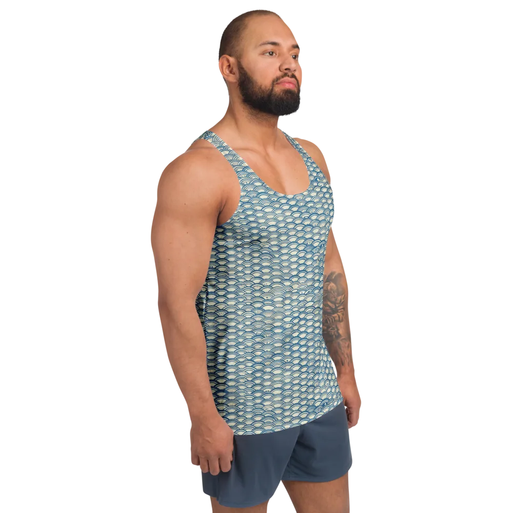 Tidal Archive on Men's Tank Top — Right Front