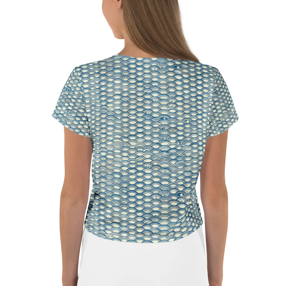 Tidal Archive on Crop Tee — Back