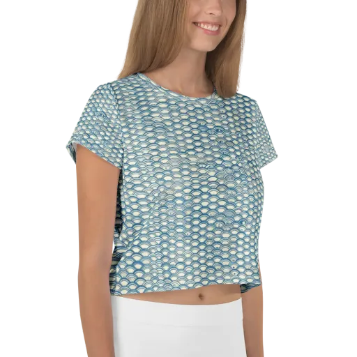 Tidal Archive on a Crop Tee