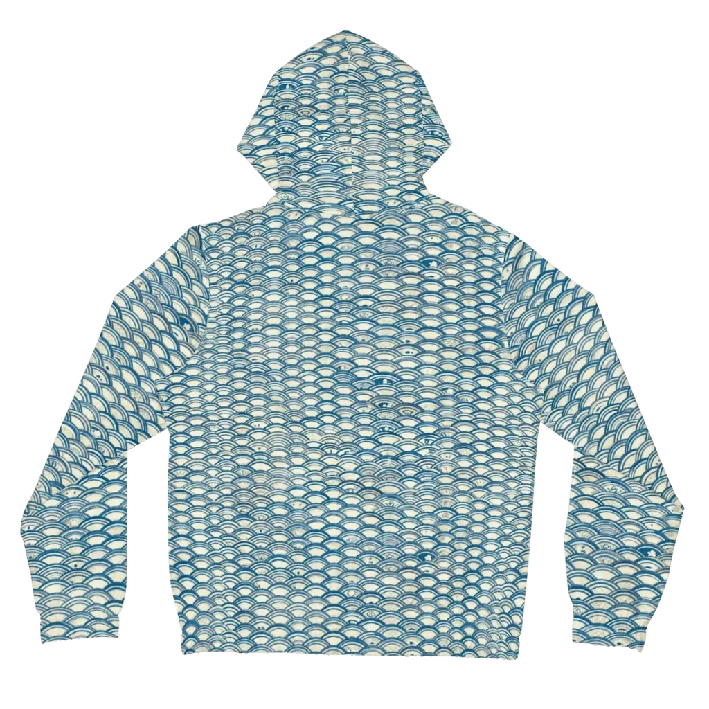Tidal Archive on Women's Full-Zip Hoodie — Back