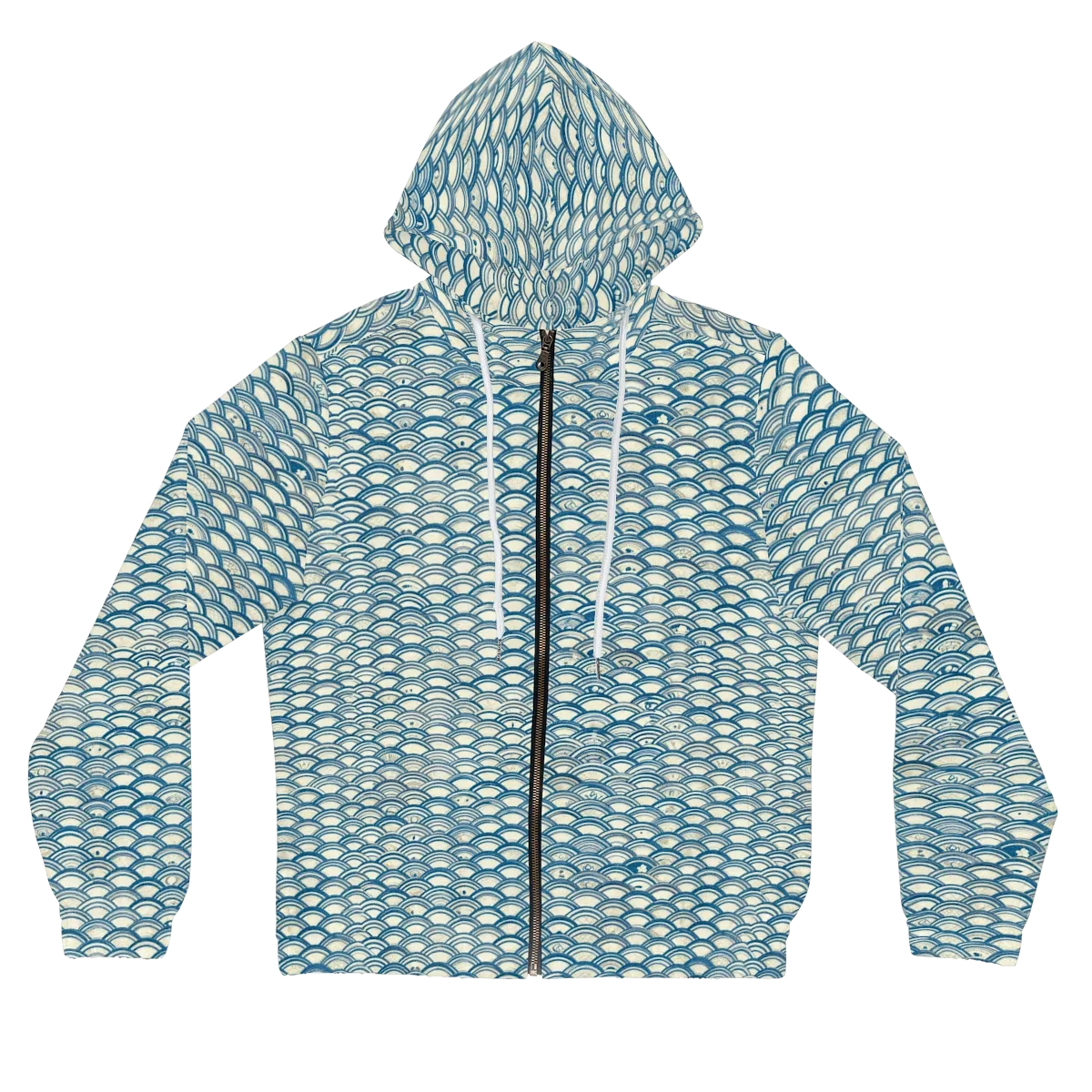 Tidal Archive on Women's Full-Zip Hoodie — Front