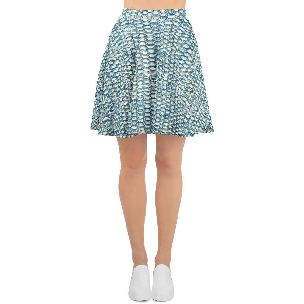 Tidal Archive on Skater Skirt — Front