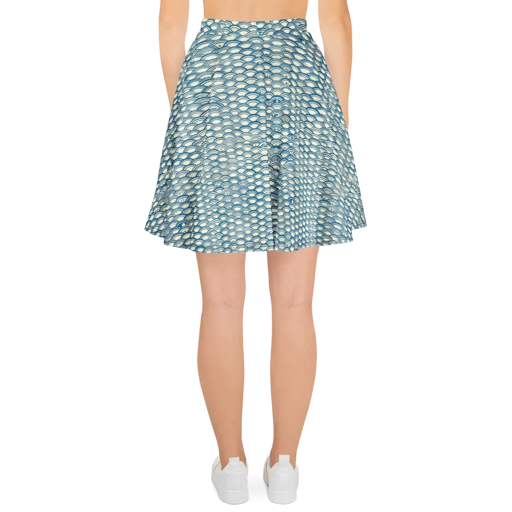 Tidal Archive on Skater Skirt — Back