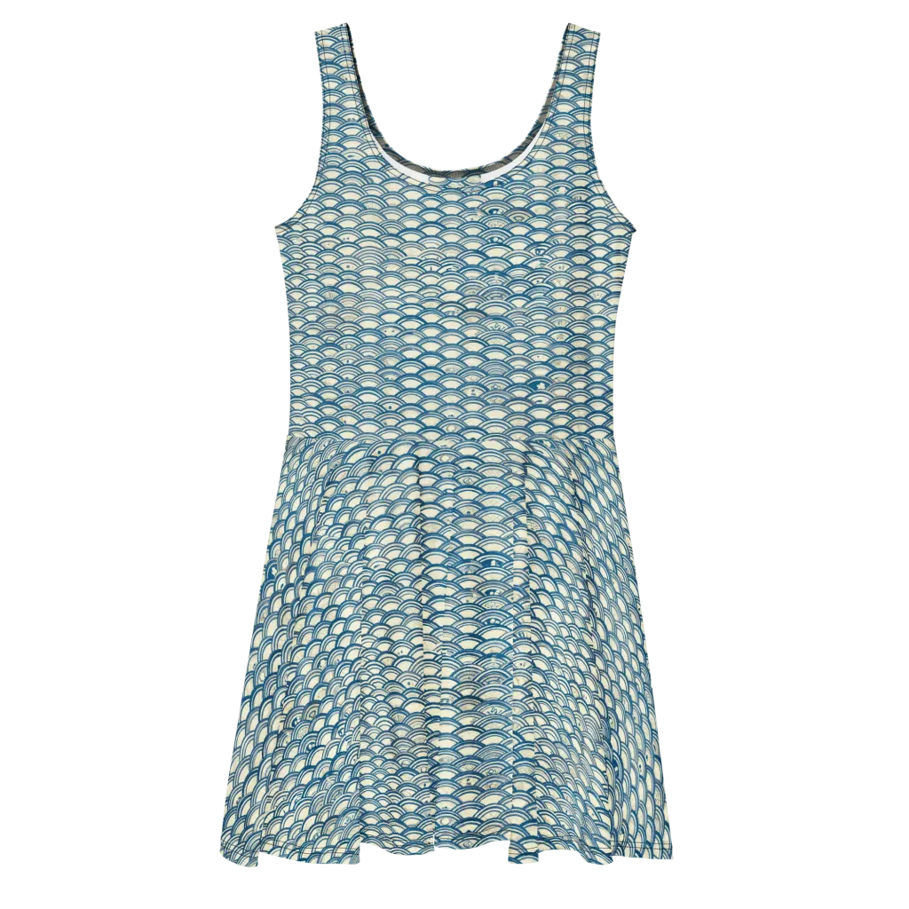 Tidal Archive on Skater Dress — Front