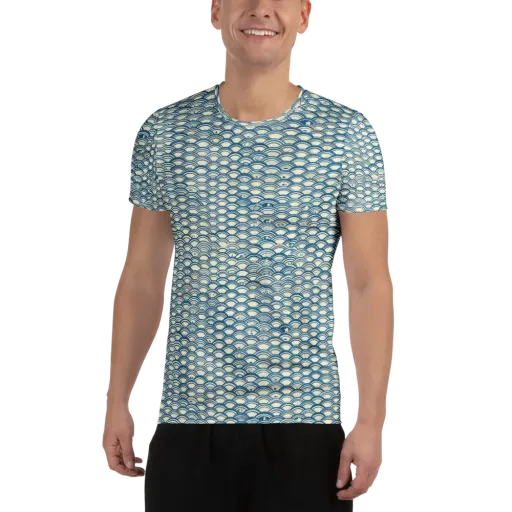 Tidal Archive on a Men's Athletic T-Shirt