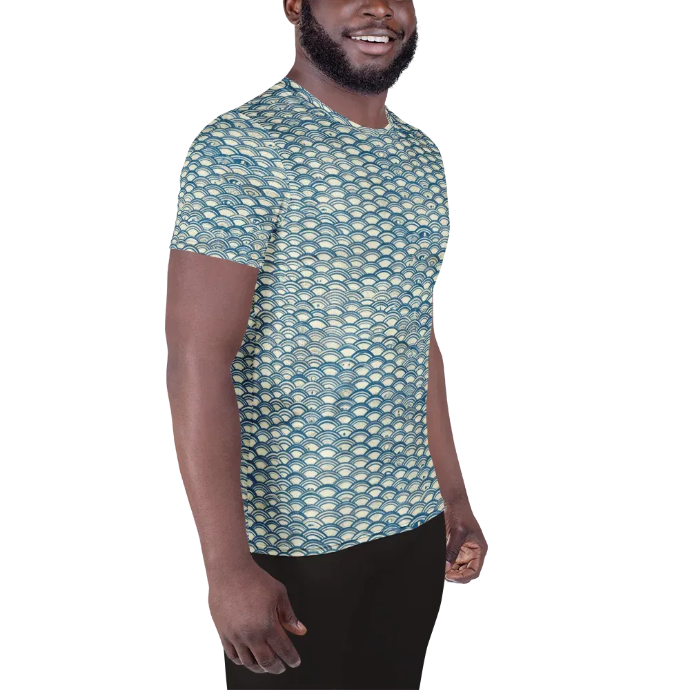 Tidal Archive on Men's Athletic T-Shirt — Right