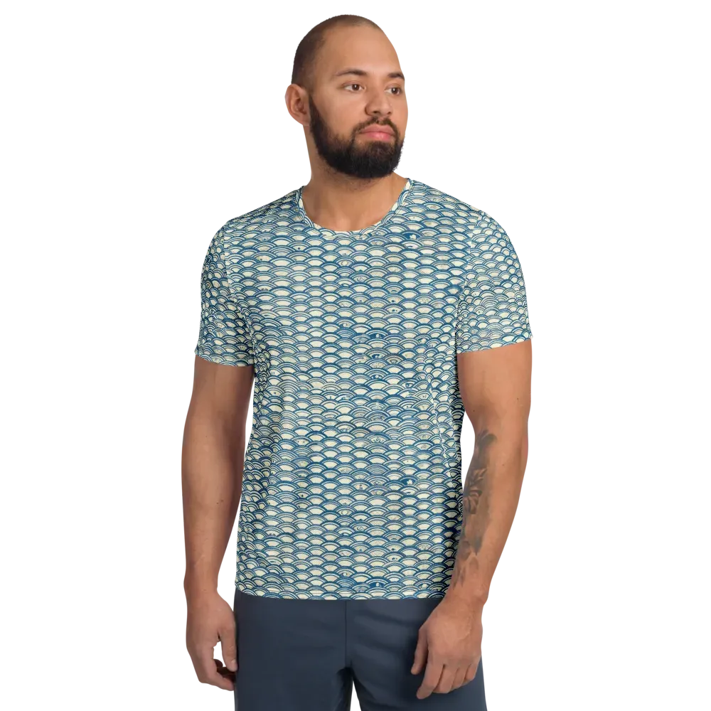 Tidal Archive on Men's Athletic T-Shirt — Front