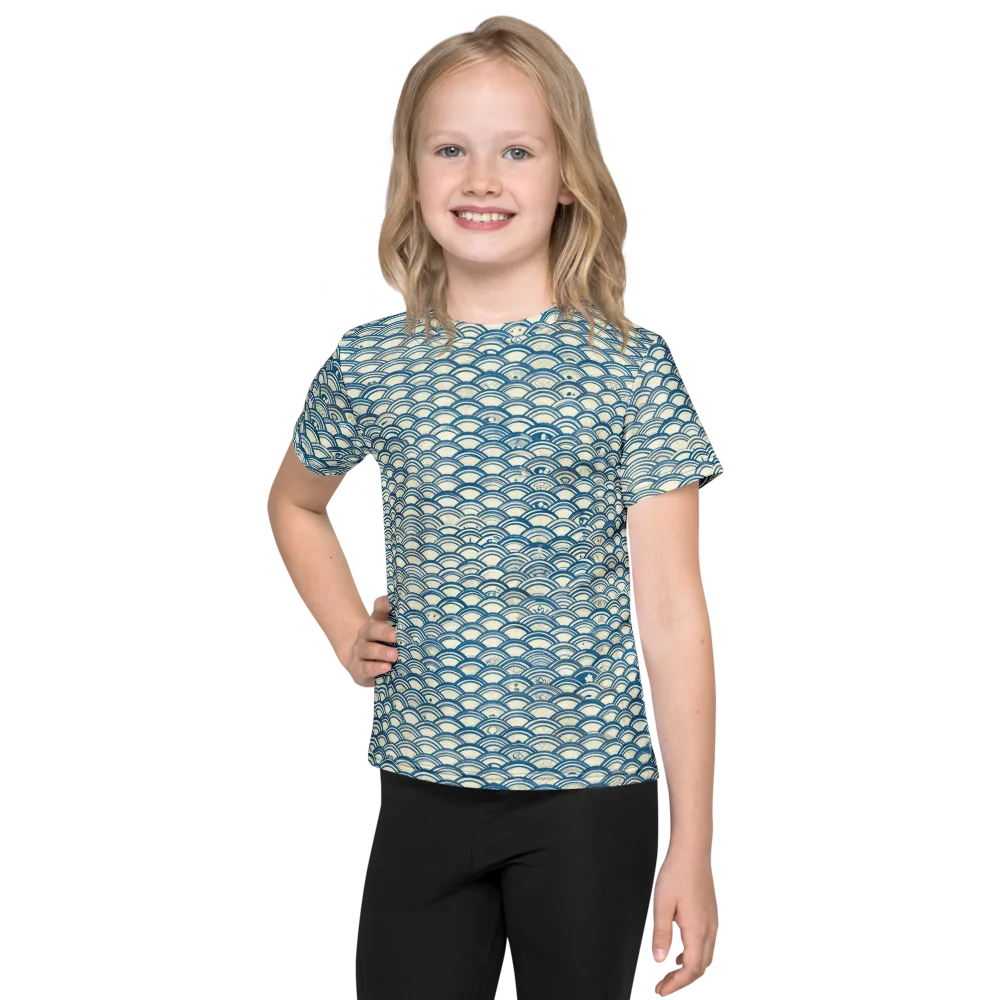 Tidal Archive on Kids Crew Neck T-Shirt — Front