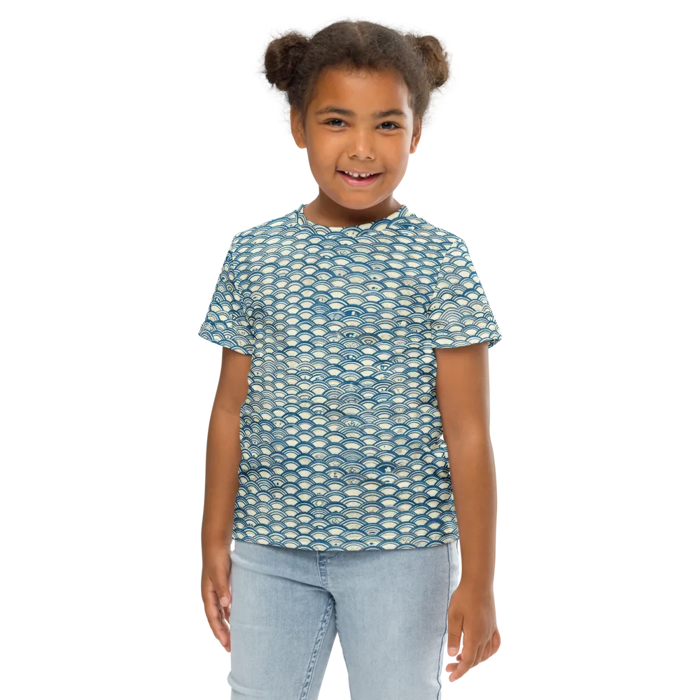 Tidal Archive on Kids Crew Neck T-Shirt — Front