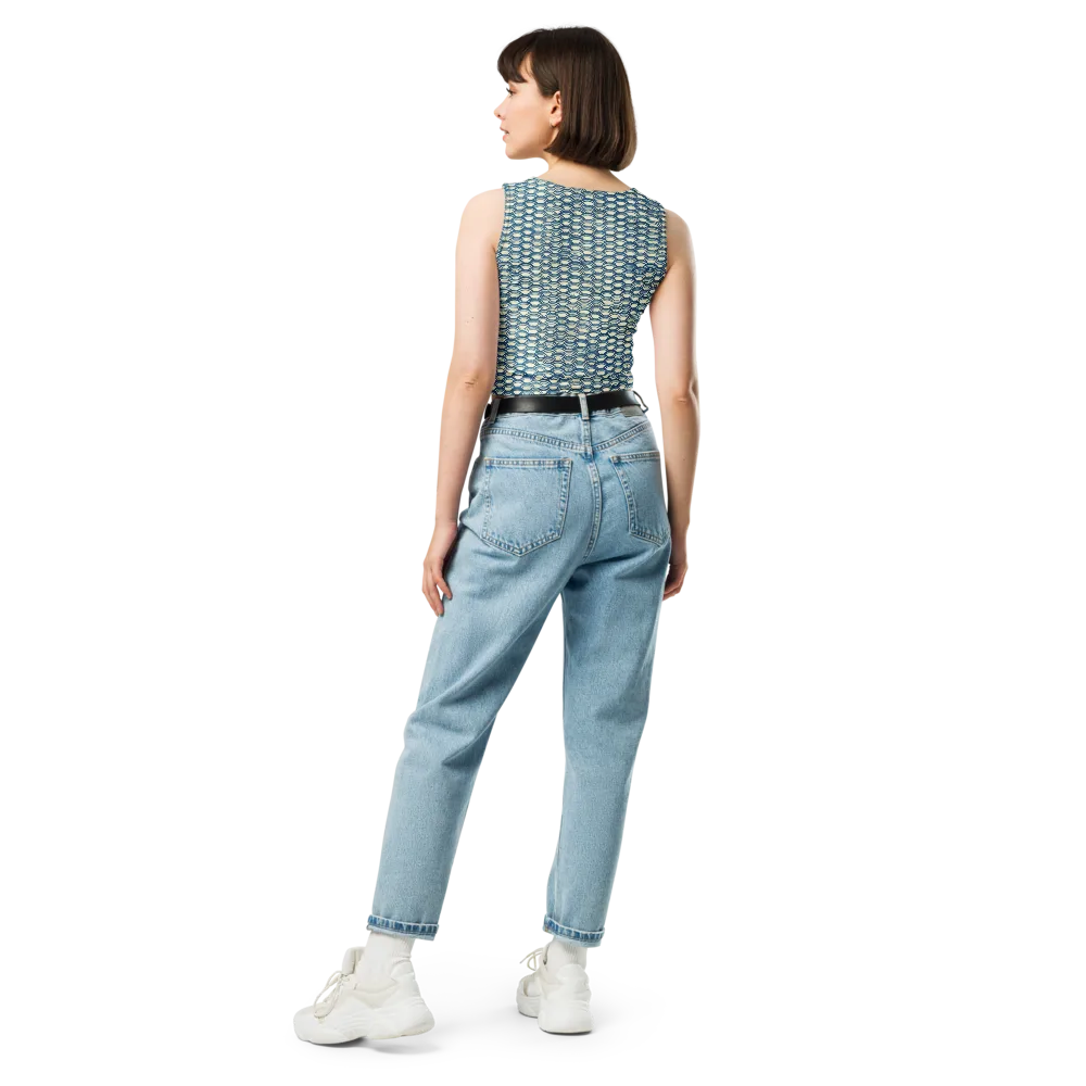 Tidal Archive on Crop Top — Back