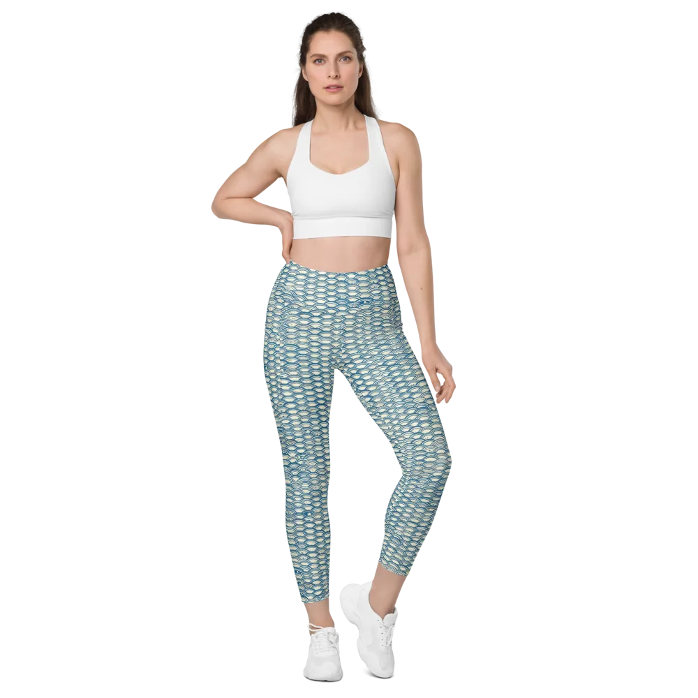 Tidal Archive on Leggings with Pockets — Front