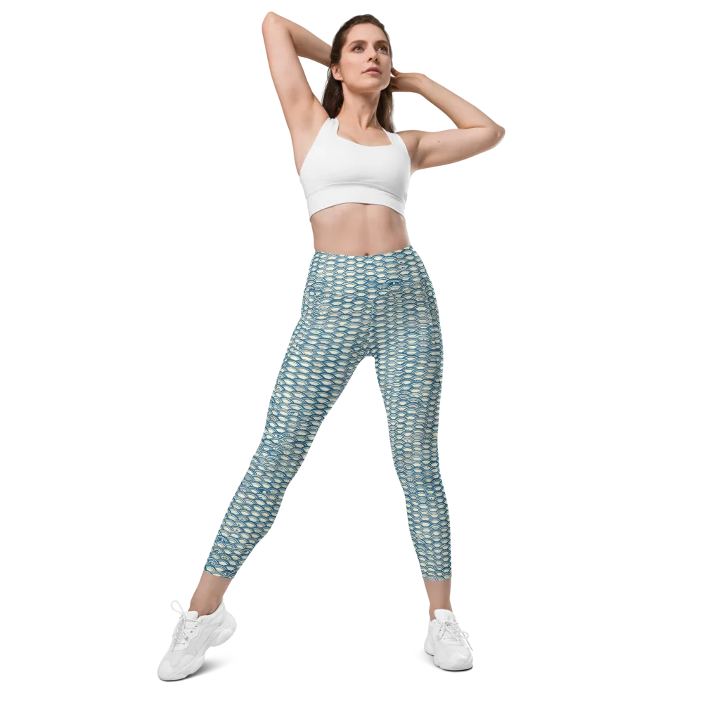 Tidal Archive on Leggings with Pockets — Front