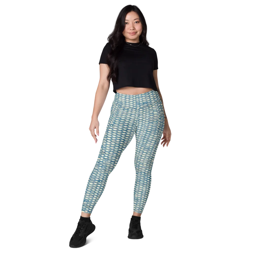 Tidal Archive on Leggings with Pockets — Front