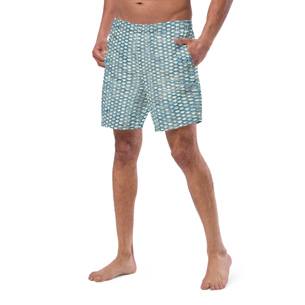 Tidal Archive on Swim Trunks — Left Front