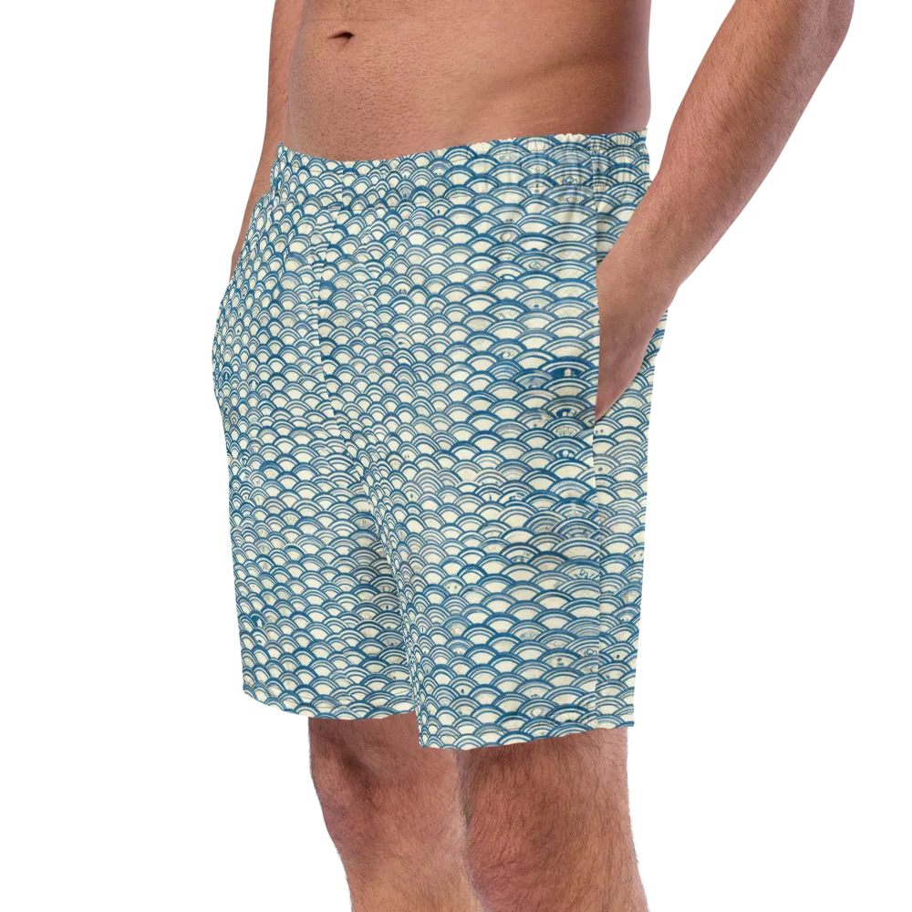 Tidal Archive on Swim Trunks — Left Front