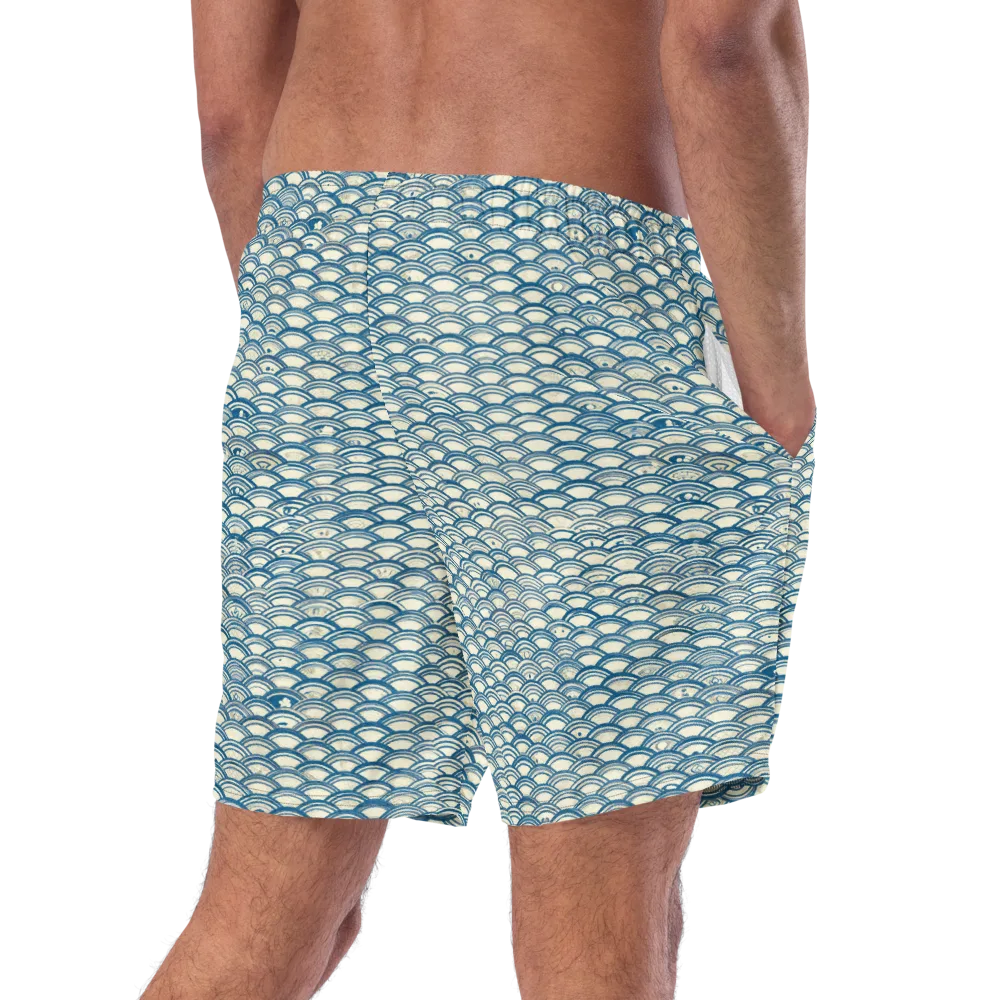 Tidal Archive on Swim Trunks — Right Back
