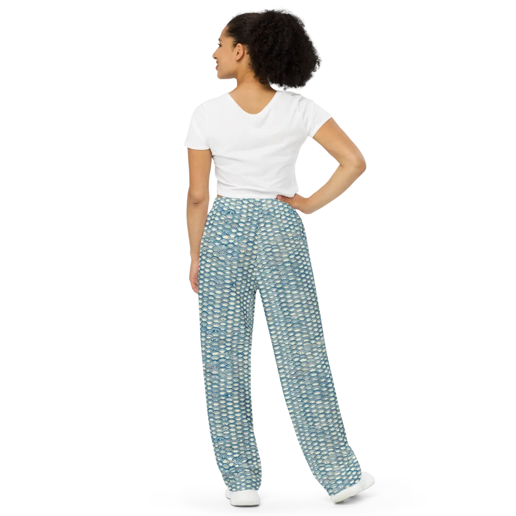 Tidal Archive on Wide-Leg Pants — Back