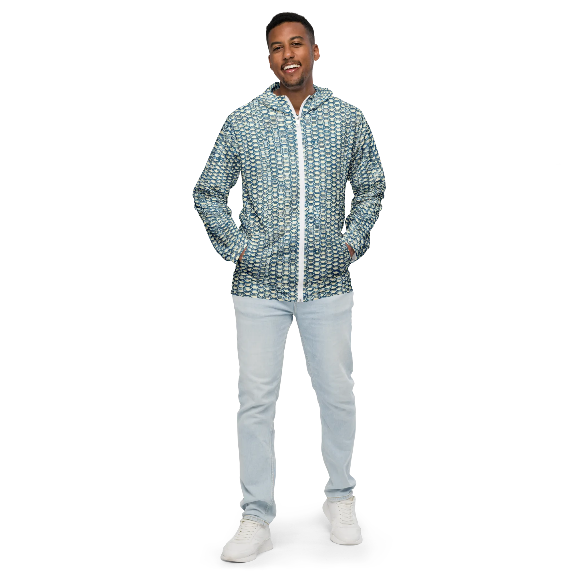 Tidal Archive on Men's Windbreaker — Front