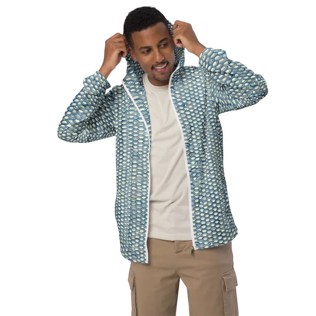 Tidal Archive on Men's Windbreaker — Front