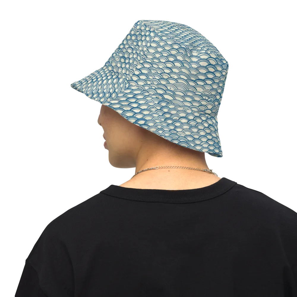 Tidal Archive on Reversible Bucket Hat — Back Inside