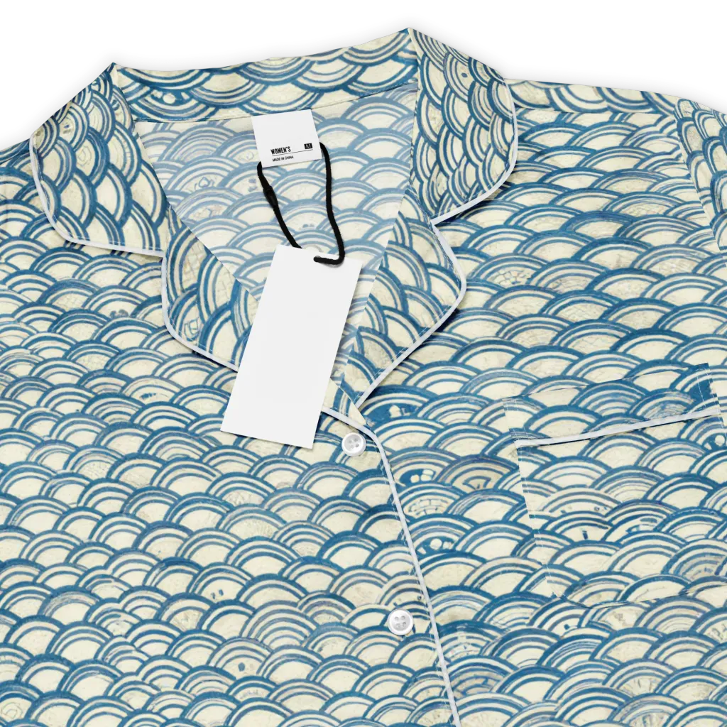 Tidal Archive on Women's Short Sleeve Pajama Top — Product details