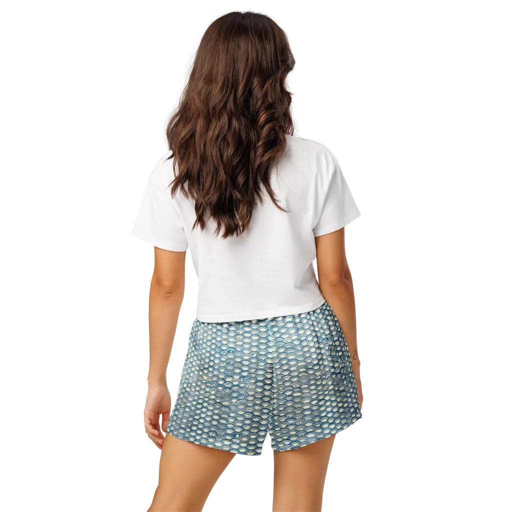 Tidal Archive on Women's Pajama Shorts — Back
