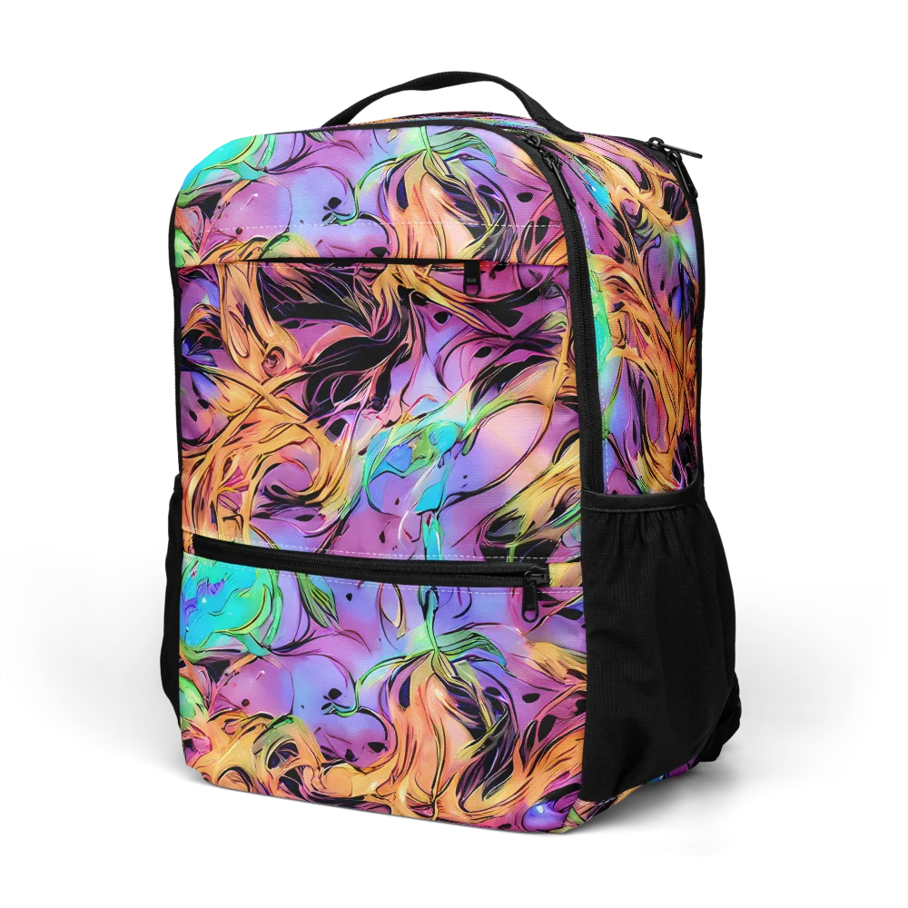 Neon Marigold on Utility Backpack — Left Front