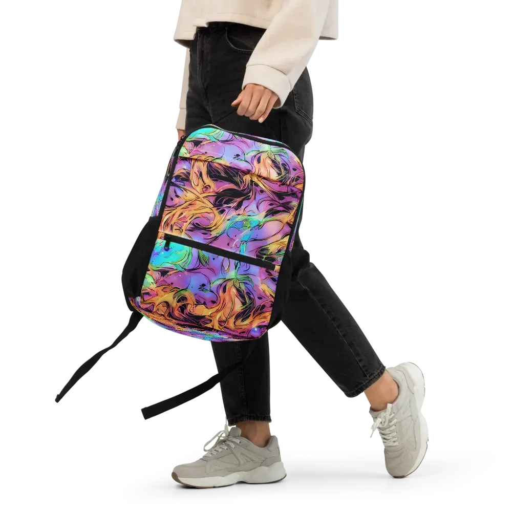 Neon Marigold on Utility Backpack — Front