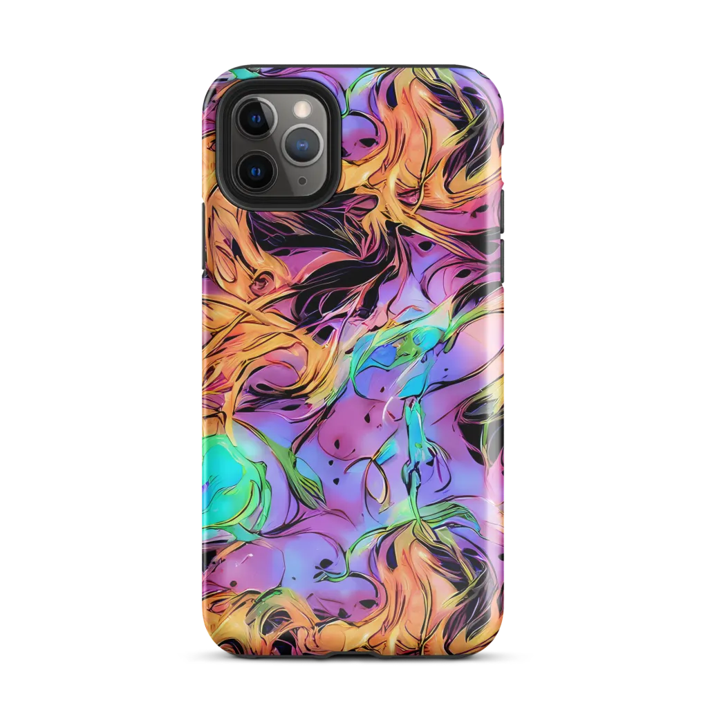 Neon Marigold on Tough Case for iPhone® — Front