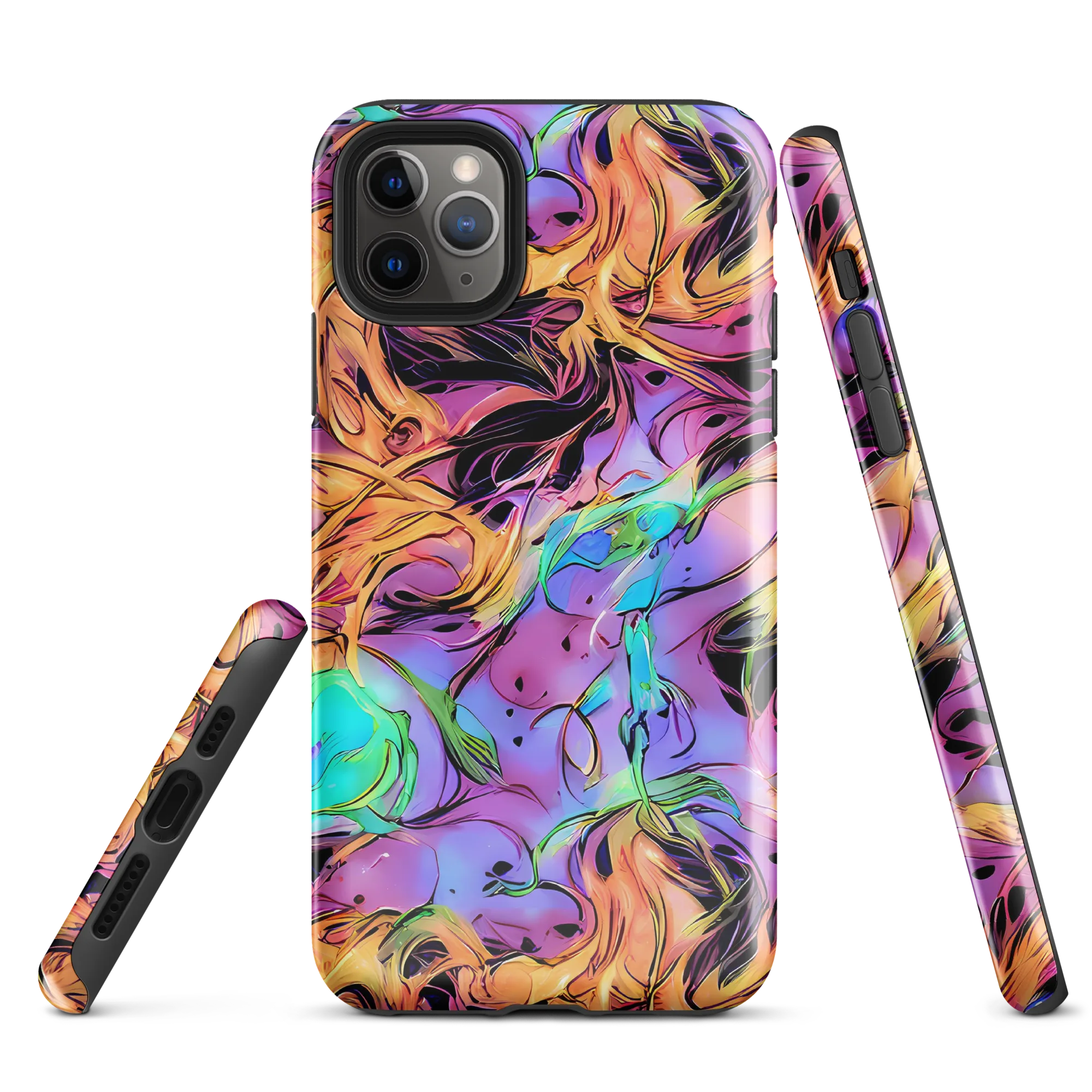 Neon Marigold on Tough Case for iPhone® — Front