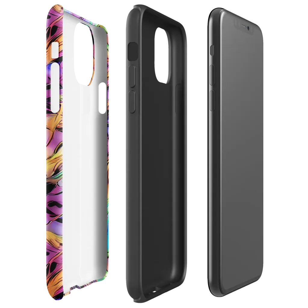 Neon Marigold on Tough Case for iPhone® — Right