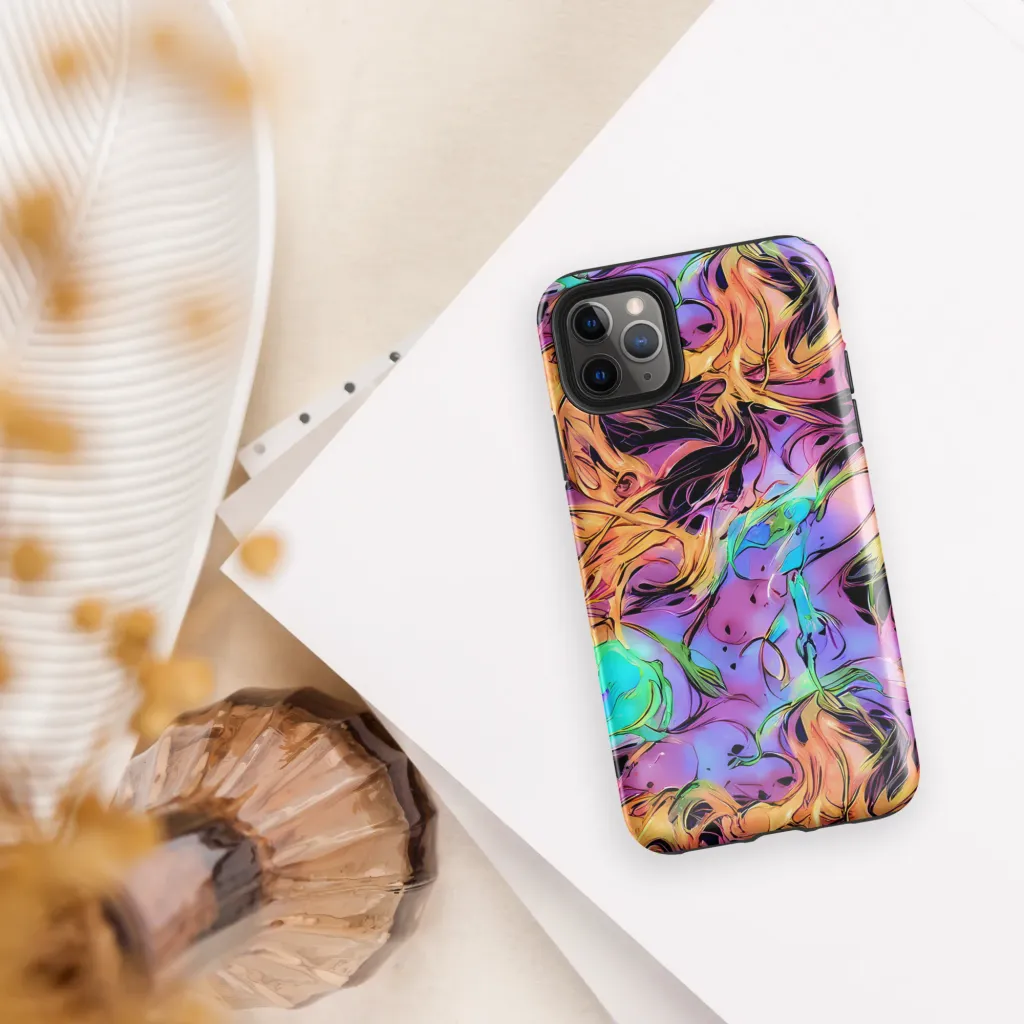 Neon Marigold on Tough Case for iPhone® — Front