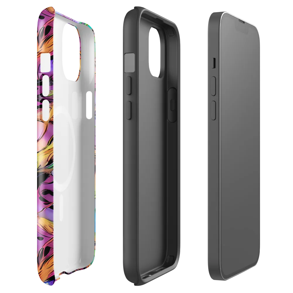 Neon Marigold on MagSafe Tough Case for iPhone® — Front