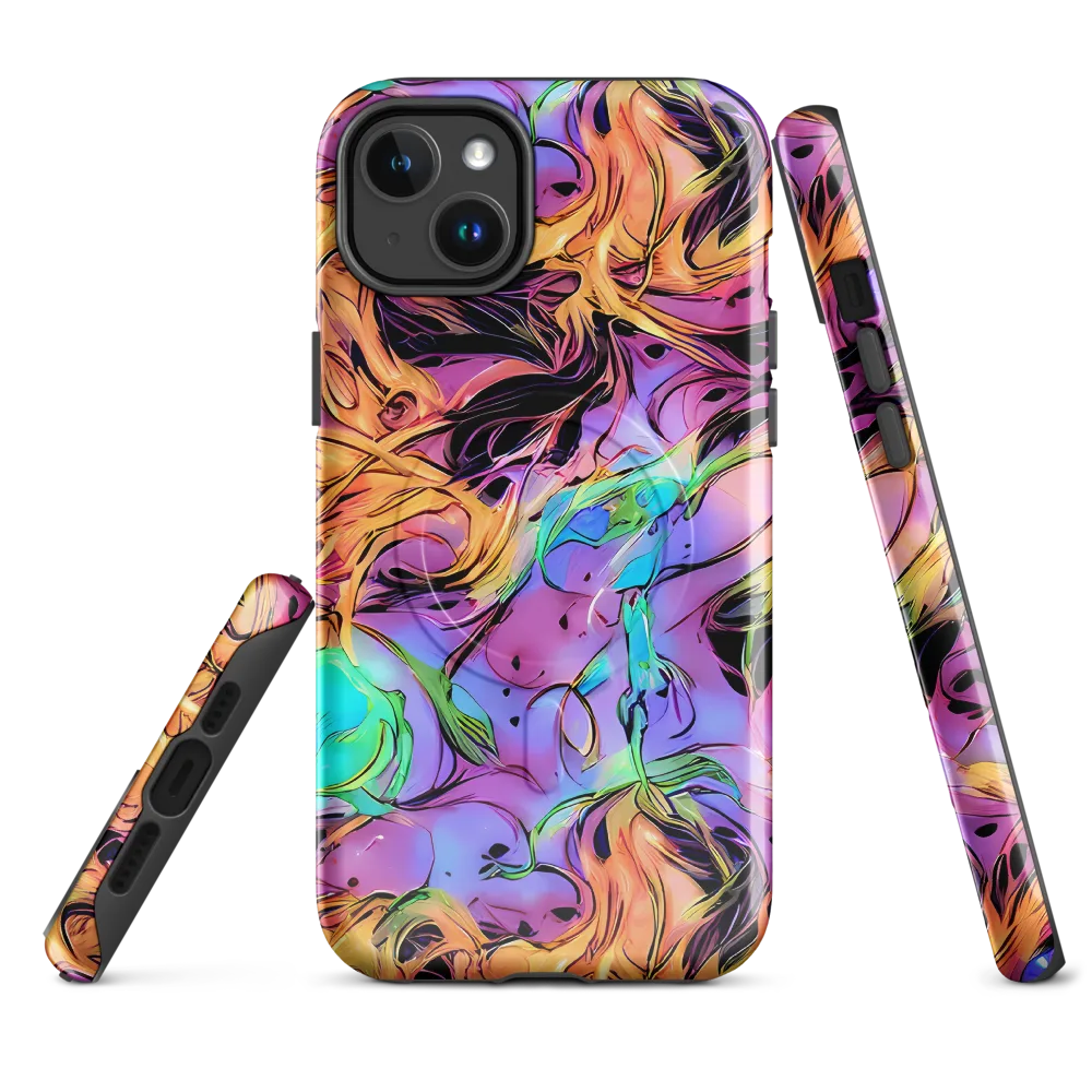 Neon Marigold on MagSafe Tough Case for iPhone® — Front