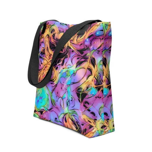 Neon Marigold on a Tote Bag