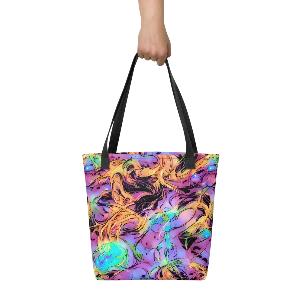 Neon Marigold on Tote Bag — Front
