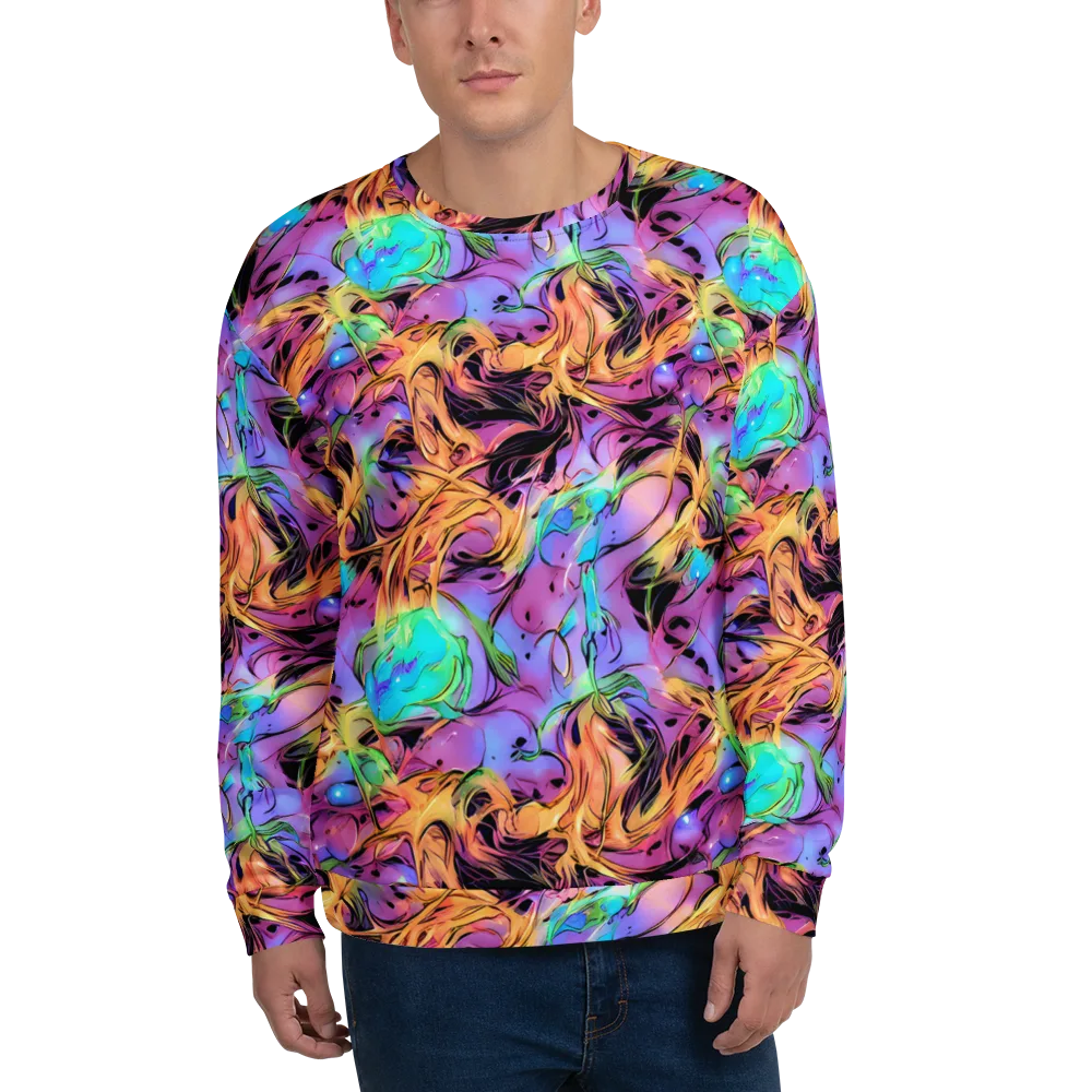 Neon Marigold on Sweatshirt — Front