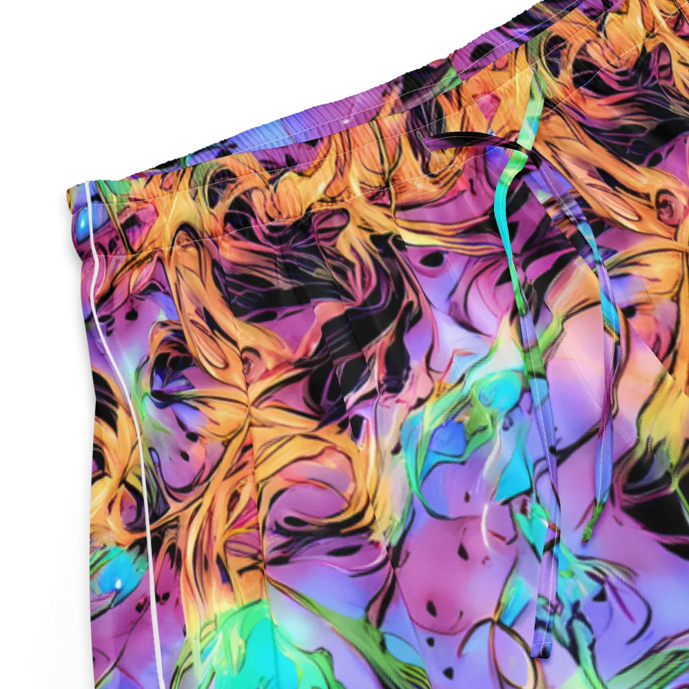Neon Marigold on Women's Pajama Shorts — Product details