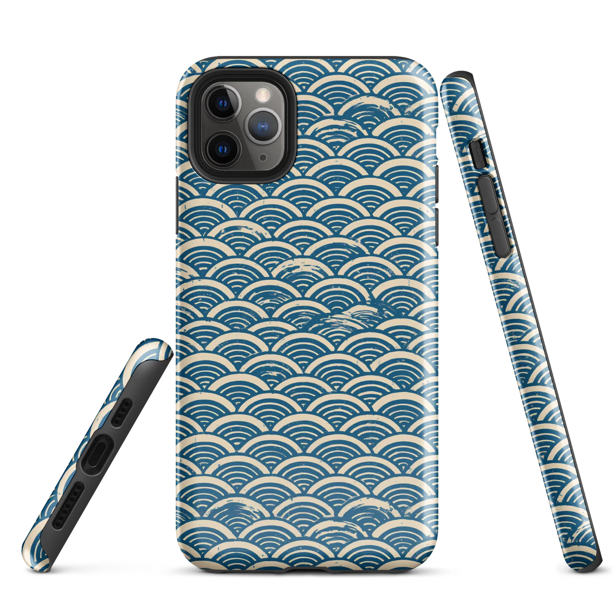 Midnight Wavecrest on Tough Case for iPhone® — Front