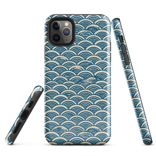 Midnight Wavecrest on a Tough Case for iPhone®