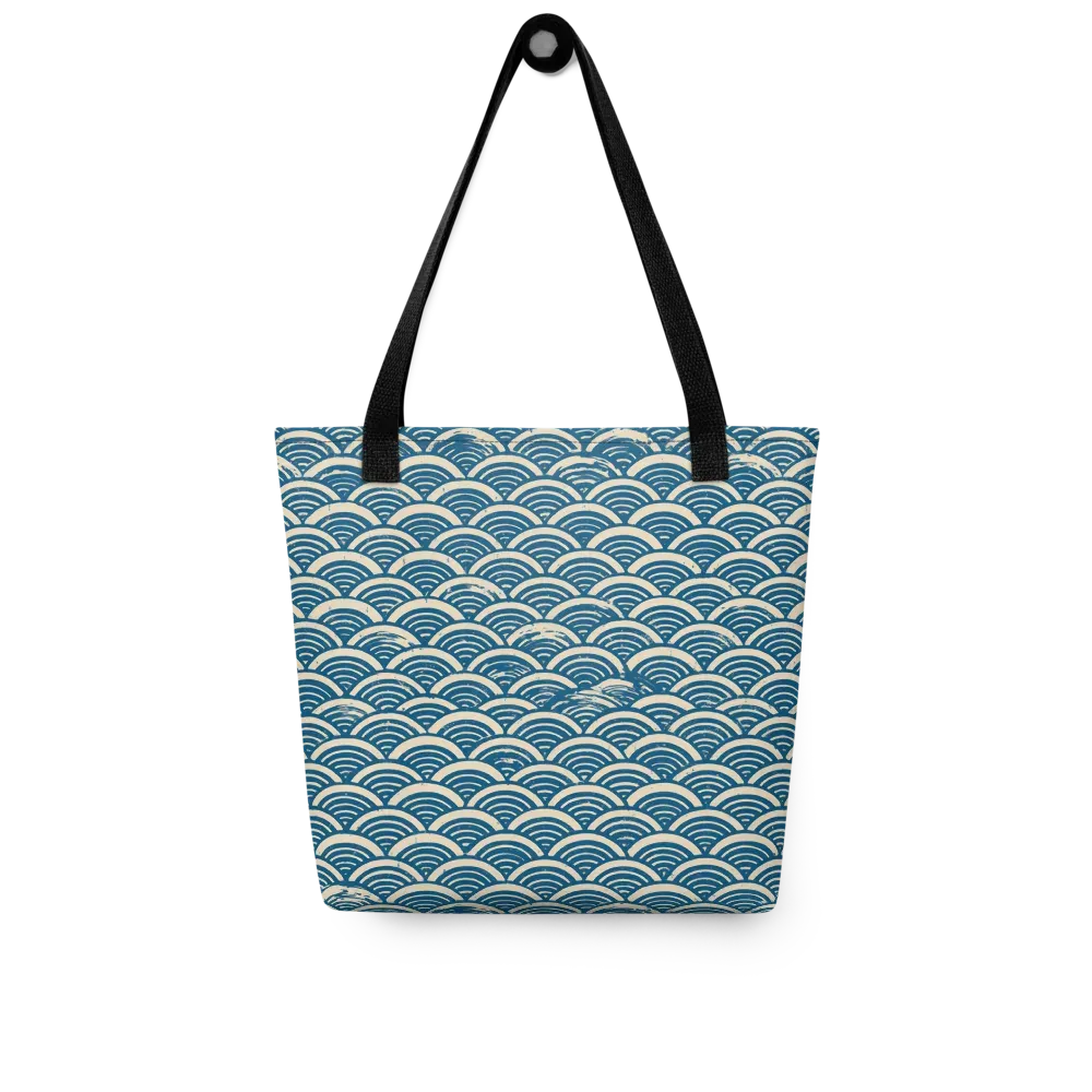 Midnight Wavecrest on Tote Bag — Front